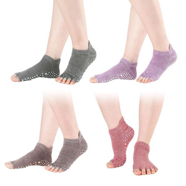 pair of womens yoga socks toeless non-skid silicone soles for pilates barre studio bikram ballet dance (mixed colo sports, Black
pair of womens yoga socks toeless non-skid silicone soles for pilates barre studio bikram ballet dance (mixed colo sports, Black