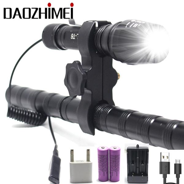 lumens xml-t6 adjustable focus hunting rifle lighting torch+2*18650battery+charger+mount+remote switch flashlights torches
lumens xml-t6 adjustable focus hunting rifle lighting torch+2*18650battery+charger+mount+remote switch flashlights torches