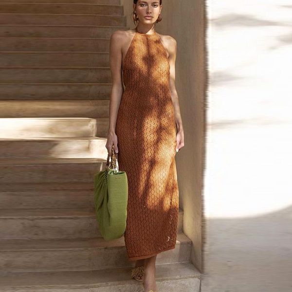 maternity dresses knitted summer dress backless cut out stretch halter tie up solid color maxi for women party club robe 2021, White
maternity dresses knitted summer dress backless cut out stretch halter tie up solid color maxi for women party club robe 2021, White