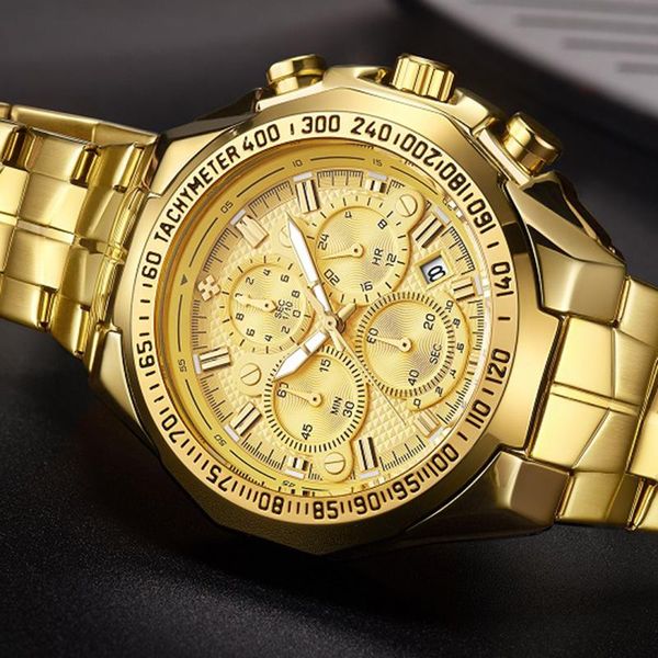 casual sports watches for men military quartz big watch gold full steel waterproof wrist clock wristwatches, Slivery;brown
casual sports watches for men military quartz big watch gold full steel waterproof wrist clock wristwatches, Slivery;brown