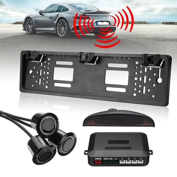 car rear view cameras& parking sensors european license plate frame reversing parking-radar 3 sensor monitor system
car rear view cameras& parking sensors european license plate frame reversing parking-radar 3 sensor monitor system