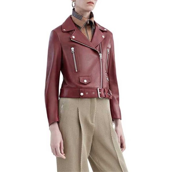women's leather & faux sheepskin real 100% genuine women coats natural short jacket soft and high quality, Black
women's leather & faux sheepskin real 100% genuine women coats natural short jacket soft and high quality, Black