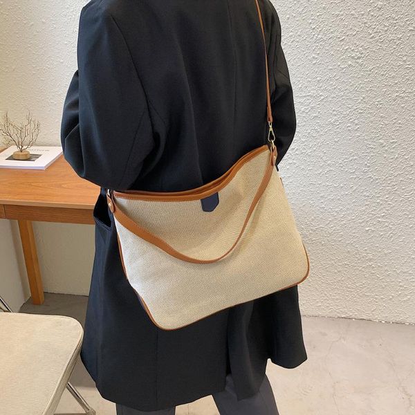 shoulder bags women's canvas bag large capacity leisure shopping solid color crossbody for women
shoulder bags women's canvas bag large capacity leisure shopping solid color crossbody for women