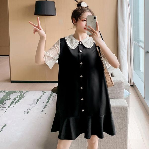 arrive summer maternity dress woman lace patchwork large size dresses pregnant clothing md-02937, White
arrive summer maternity dress woman lace patchwork large size dresses pregnant clothing md-02937, White