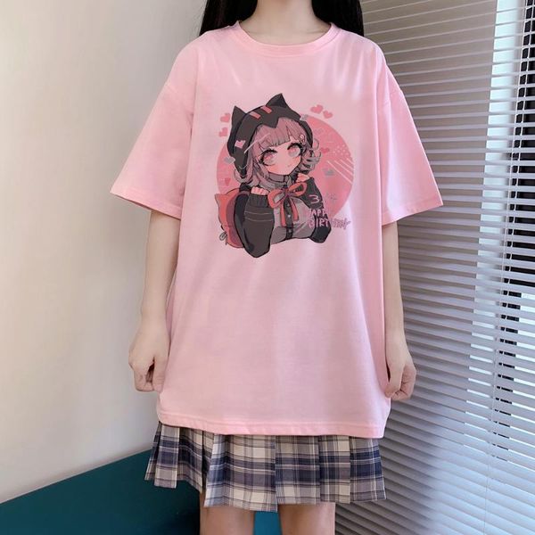 women's t-shirt kawaii women japanese big size cartoon short-sleeved anime casual hip-hop harajuku ulzzang summer vintage clothing, White
women's t-shirt kawaii women japanese big size cartoon short-sleeved anime casual hip-hop harajuku ulzzang summer vintage clothing, White