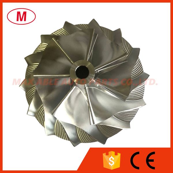 k26 55.4/77.00mm 7+7 blades forward high performance turbocharger turbo billet compressor wheel/aluminum 2618/milling wheel for cartridge/ch
k26 55.4/77.00mm 7+7 blades forward high performance turbocharger turbo billet compressor wheel/aluminum 2618/milling wheel for cartridge/ch