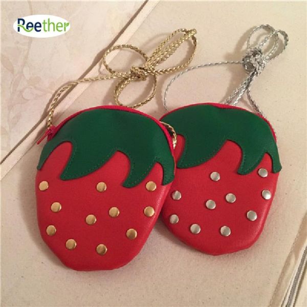 purse reether girls coin pu shoulder bags children's cute snack package rivets strawberry pouch wallet decoration gifts, White
purse reether girls coin pu shoulder bags children's cute snack package rivets strawberry pouch wallet decoration gifts, White