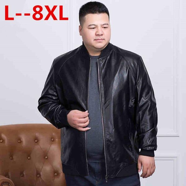 men's fur & faux plus 10xl 8xl 6xl 5xl pu leather jacket autumn loose fit motorcycle with zipper casual male coat outerwear, Black
men's fur & faux plus 10xl 8xl 6xl 5xl pu leather jacket autumn loose fit motorcycle with zipper casual male coat outerwear, Black