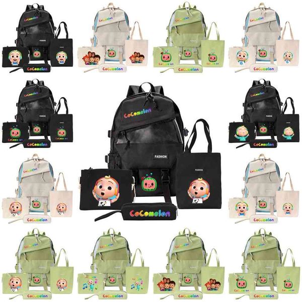 cocomelon jj schoolbag 4 piece cartoon backpack set kids child shoulder bag +handbag+ purse coin bags+ pencil case book pack totes g31906
cocomelon jj schoolbag 4 piece cartoon backpack set kids child shoulder bag +handbag+ purse coin bags+ pencil case book pack totes g31906