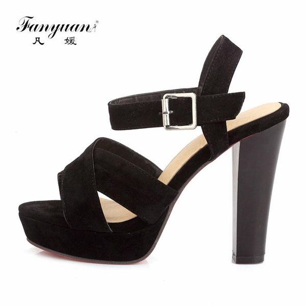 selling fanyuan women's sandals design platform shoes ladies flock ankle strap summer concise wedding shoe, Black
selling fanyuan women's sandals design platform shoes ladies flock ankle strap summer concise wedding shoe, Black