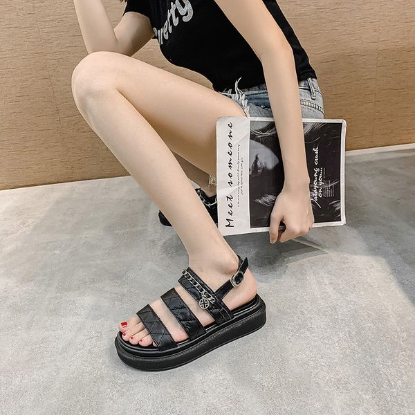 sandals chunky sandals woman platform shoes summer thick lower chain shoes strap y2k b93g, Black
sandals chunky sandals woman platform shoes summer thick lower chain shoes strap y2k b93g, Black