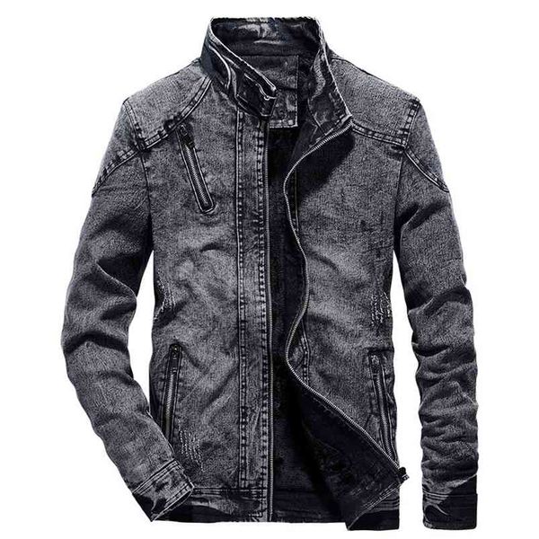 vintage mens denim jacket solid casual mens jeans coat fashion stand clothes for men black blue bomber jacket men stand 210819, Black;brown
vintage mens denim jacket solid casual mens jeans coat fashion stand clothes for men black blue bomber jacket men stand 210819, Black;brown
