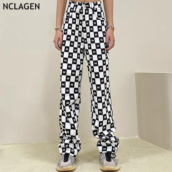 women's pants & capris nclagen women casual streetwear high waist fashion print contrast color trousers 2021 aesthetic vintage, Black;white
women's pants & capris nclagen women casual streetwear high waist fashion print contrast color trousers 2021 aesthetic vintage, Black;white
