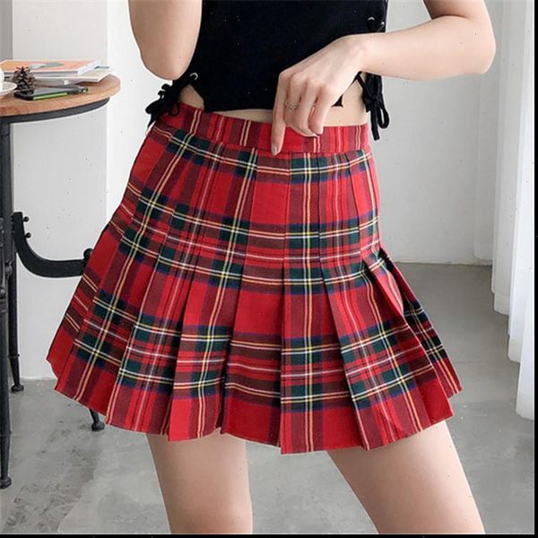 plaid pleated cute falda corta women skirts courtyard wind anti glare high waist tennis tenis de mujer, Black
plaid pleated cute falda corta women skirts courtyard wind anti glare high waist tennis tenis de mujer, Black