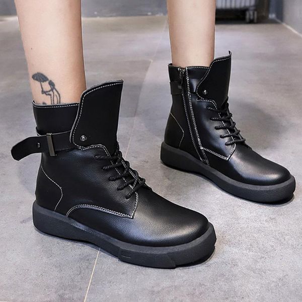 boots women warm non-slip shoe for ladies fashion leisure lace-up shoes woman buckle strap wedges heels short botas mujer, Black
boots women warm non-slip shoe for ladies fashion leisure lace-up shoes woman buckle strap wedges heels short botas mujer, Black
