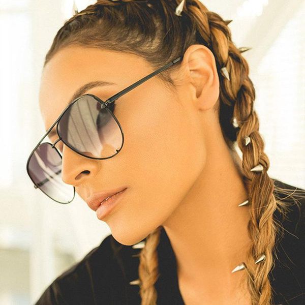 sunglasses 2021 fashion brand designer ladies pilot women men goggle gradient sun glasses for female mirror shades uv400, White;black
sunglasses 2021 fashion brand designer ladies pilot women men goggle gradient sun glasses for female mirror shades uv400, White;black