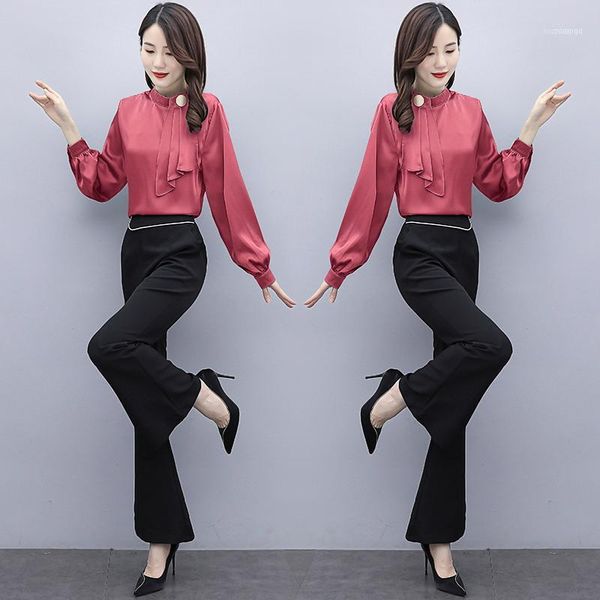 women's tracksuits korean style 2 piece sets womens outfits office lady two set and pants spring autumn survetement femme matching sets, Gray
women's tracksuits korean style 2 piece sets womens outfits office lady two set and pants spring autumn survetement femme matching sets, Gray