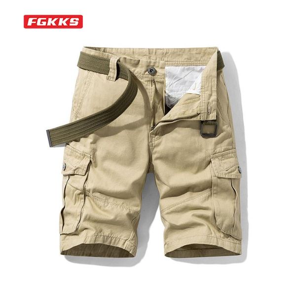 men's shorts fgkks tooling solid color 2021 summer and spring multi-pocket casual five-point male pants trend, White;black
men's shorts fgkks tooling solid color 2021 summer and spring multi-pocket casual five-point male pants trend, White;black