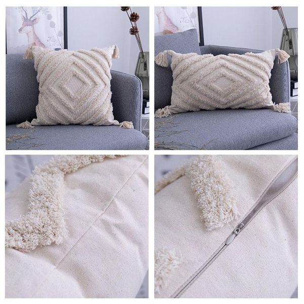 cushion/decorative pillow tassels cushion cover beige handmade square pillowcase home decoration for living room bed 45x 45cm/30x50cm
cushion/decorative pillow tassels cushion cover beige handmade square pillowcase home decoration for living room bed 45x 45cm/30x50cm