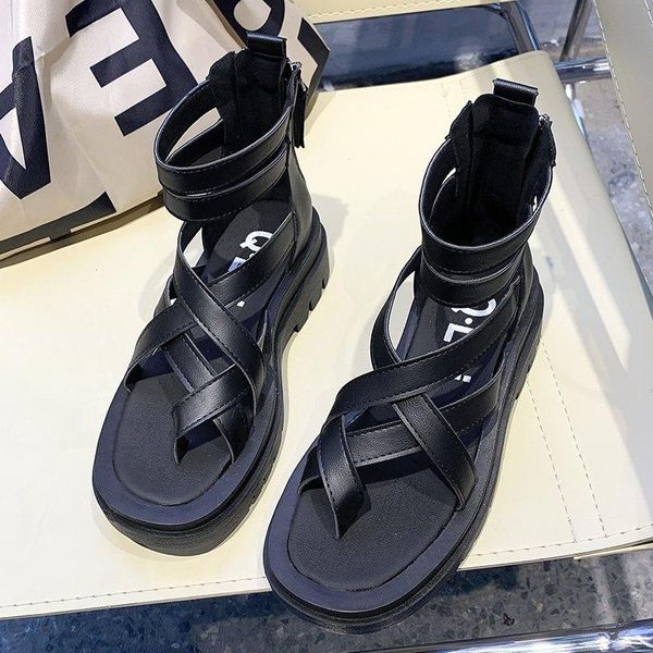 women sandals 2021 summer platform thick sole high outdoor beach flip flops clip toe female roman casual shoes, Black
women sandals 2021 summer platform thick sole high outdoor beach flip flops clip toe female roman casual shoes, Black