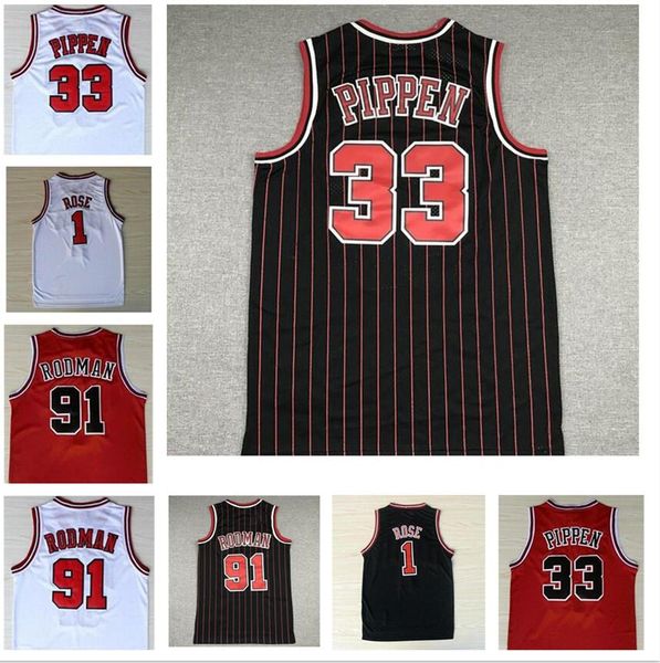 embroidery 1 derrick rose breathable sport 33 scottie pippen jersey 91 dennis rodman sportswear jersey stitched, Black
embroidery 1 derrick rose breathable sport 33 scottie pippen jersey 91 dennis rodman sportswear jersey stitched, Black