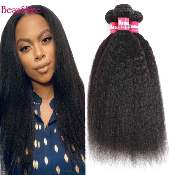 human hair bulks kinky straight extensions 3/4 bundles brazilian yaki virgin weave nature color, Black
human hair bulks kinky straight extensions 3/4 bundles brazilian yaki virgin weave nature color, Black
