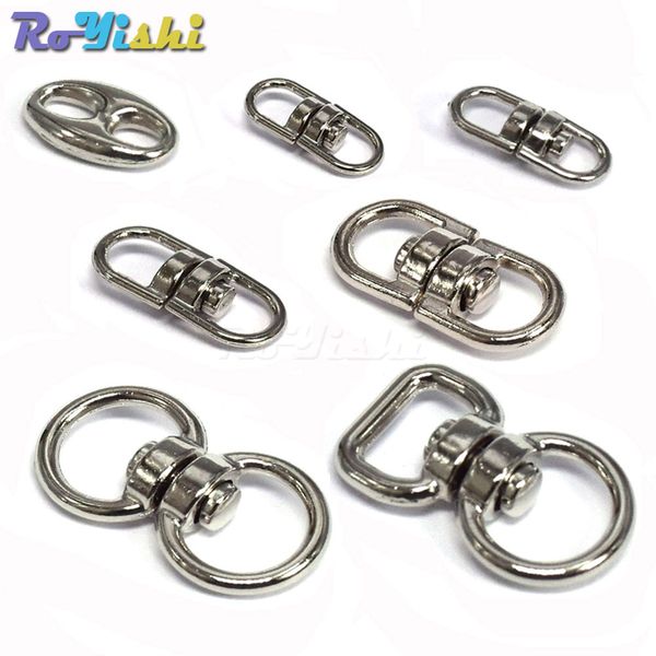 10 pcs/pack silver metal swivel hook clasp key chains keyrings connectors for lanyards paracord handbag bag parts, Black
10 pcs/pack silver metal swivel hook clasp key chains keyrings connectors for lanyards paracord handbag bag parts, Black