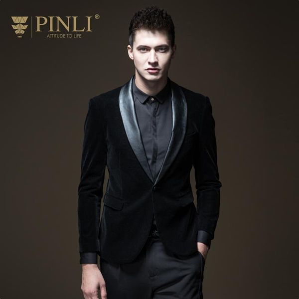 men's suits & blazers male pinli fashion autumn casual pu leather stitching slim suit velvet jacket blazer b183406486, White;black
men's suits & blazers male pinli fashion autumn casual pu leather stitching slim suit velvet jacket blazer b183406486, White;black