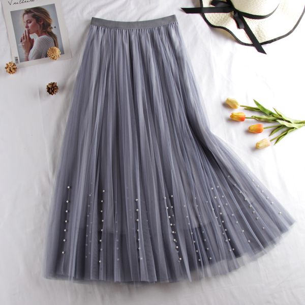 womens 2021 skirts spring summer beading mesh tulle women elastic high waist a line mid calf midi long pleated, Black
womens 2021 skirts spring summer beading mesh tulle women elastic high waist a line mid calf midi long pleated, Black
