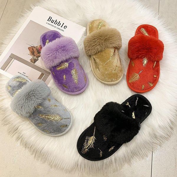 warm indoor shoes women home fluffy slippers lady fur plush house winter bedroom female slides cotton, Black
warm indoor shoes women home fluffy slippers lady fur plush house winter bedroom female slides cotton, Black