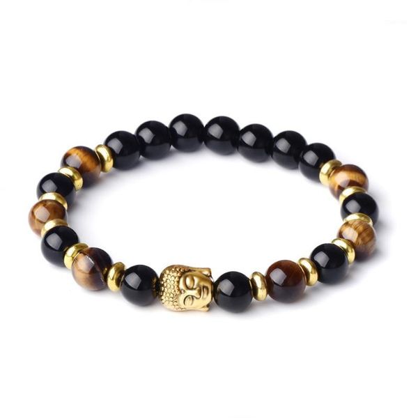 stone bracelet men women healing balance beads reiki buddha prayer natural stone yoga bracelet b1501, Golden;silver
stone bracelet men women healing balance beads reiki buddha prayer natural stone yoga bracelet b1501, Golden;silver