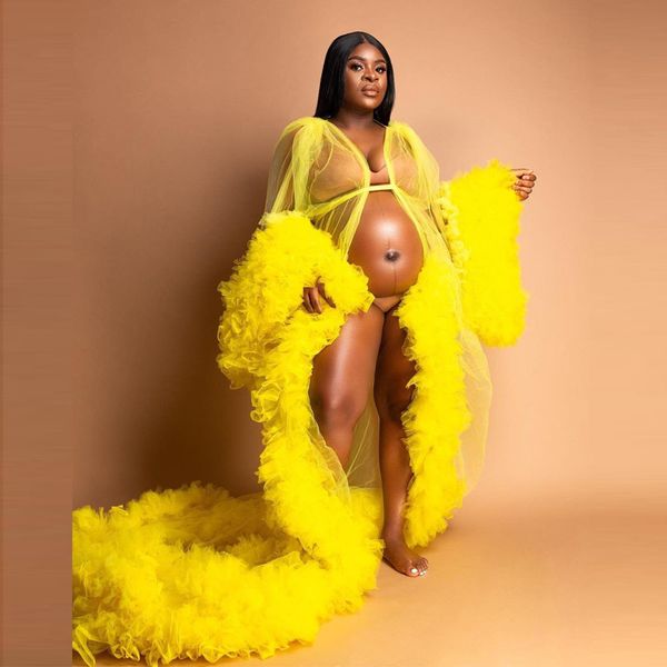 bright yellow pregnant women dress pgraph robes sleepwear ruffles robe tiered gown bathrobe sleep nightdress femme, White
bright yellow pregnant women dress pgraph robes sleepwear ruffles robe tiered gown bathrobe sleep nightdress femme, White