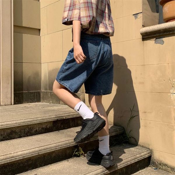 wide leg denim shorts women's summer ins retro loose versatile straight pants student high waist capris street bfstyle jeans, Blue
wide leg denim shorts women's summer ins retro loose versatile straight pants student high waist capris street bfstyle jeans, Blue