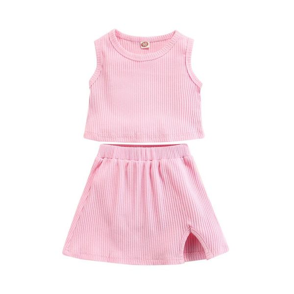 clothing sets baby & children's 1-5y girls children clothes summerbaby ribbed round neck tank + slit skirt forgirls, White
clothing sets baby & children's 1-5y girls children clothes summerbaby ribbed round neck tank + slit skirt forgirls, White