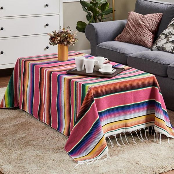 mexican style tassel tablecloth rainbow pattern cotton color strip shawl carnival party wedding decoration blanket table cloth
mexican style tassel tablecloth rainbow pattern cotton color strip shawl carnival party wedding decoration blanket table cloth