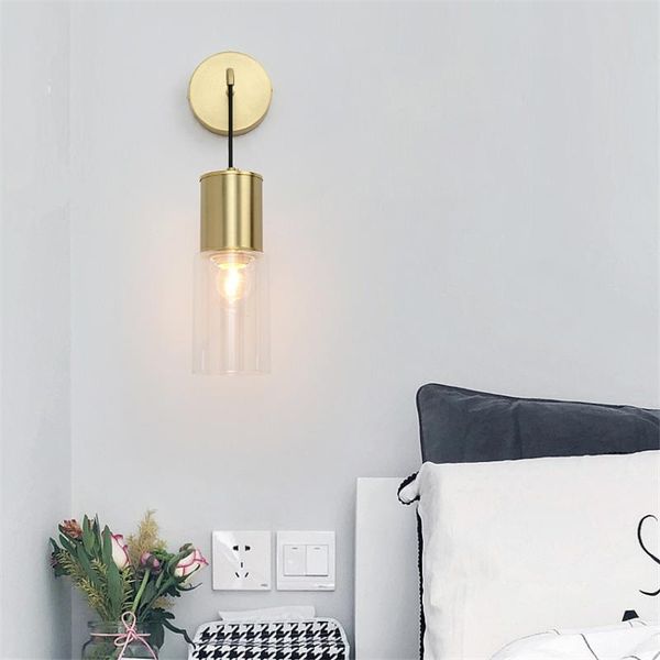 wall lamp nordic all-copper glass lamps luxury for bedroom bedside living room american sconces lights mirror lighting
wall lamp nordic all-copper glass lamps luxury for bedroom bedside living room american sconces lights mirror lighting