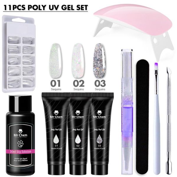nail gel mr chem kit 10pcs poly uv led lamp manicure set long lasting extensions quick building polish nails art design uñas, Red;pink
nail gel mr chem kit 10pcs poly uv led lamp manicure set long lasting extensions quick building polish nails art design uñas, Red;pink