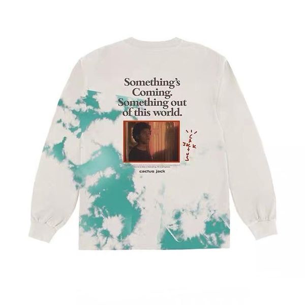 men's t-shirts 21ss travis scot-shirt long sleeves something is coming astroworld tee casual street t shirts, White;black
men's t-shirts 21ss travis scot-shirt long sleeves something is coming astroworld tee casual street t shirts, White;black