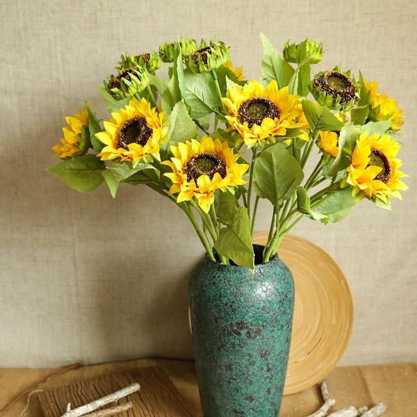decorative flowers & wreaths 3heads simulation sunflowers decoration artificial flower wholesale diy arrangement for home wedding birthday p
decorative flowers & wreaths 3heads simulation sunflowers decoration artificial flower wholesale diy arrangement for home wedding birthday p