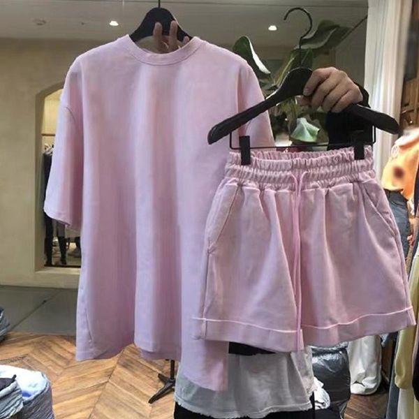 women's tracksuits 2021 summer korean style sport suit short sleeve t-shirt wide leg pants two piece solid cool quick dry sportwear, Gray
women's tracksuits 2021 summer korean style sport suit short sleeve t-shirt wide leg pants two piece solid cool quick dry sportwear, Gray
