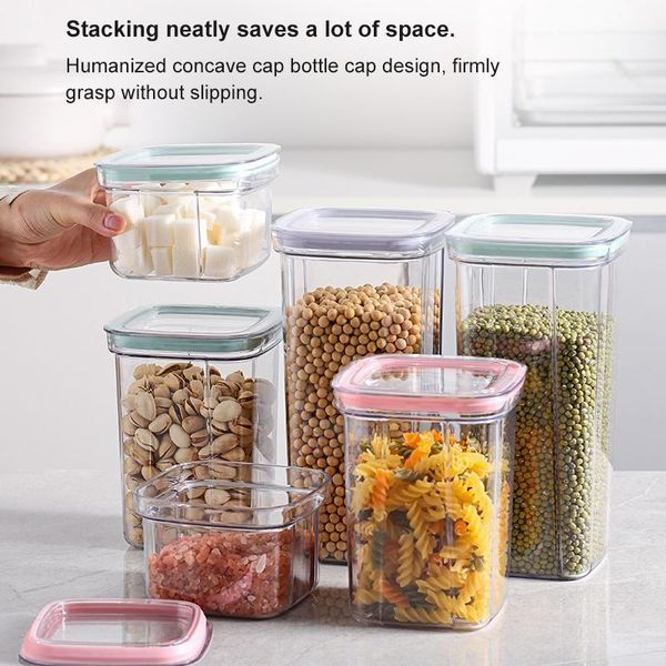 storage bottles & jars transparent kitchen sealed jar 600-2000ml moisture-proof refrigerator preservation box leakproof containers
storage bottles & jars transparent kitchen sealed jar 600-2000ml moisture-proof refrigerator preservation box leakproof containers