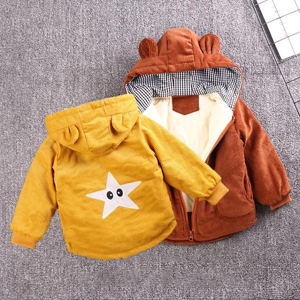 jackets winter warm outerwear jacket for kids boys girls plus velvet hooded windbreaker baby coats, Blue;gray
jackets winter warm outerwear jacket for kids boys girls plus velvet hooded windbreaker baby coats, Blue;gray