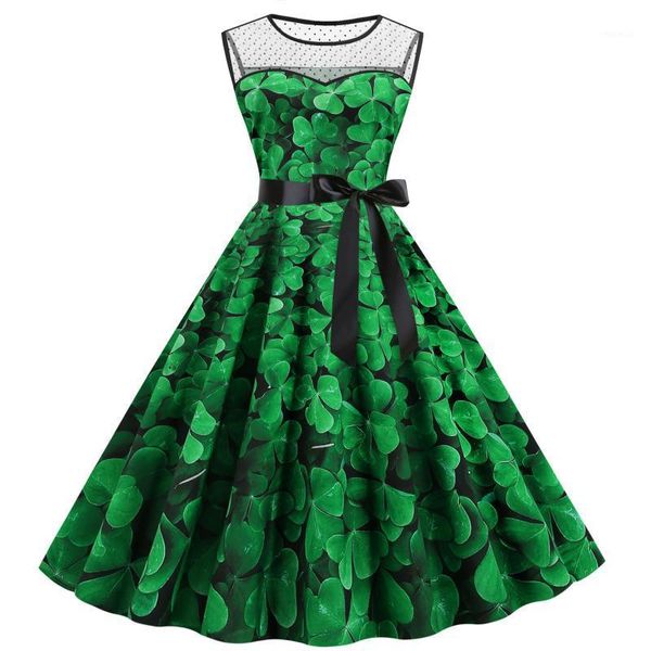 women's dresses st. patrick's day sleeveless lace party dress stitching temperament belt decoration vestido r1 casual, Black;gray
women's dresses st. patrick's day sleeveless lace party dress stitching temperament belt decoration vestido r1 casual, Black;gray