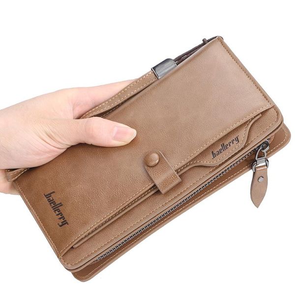 wallets 2021 men's retro long wallet casual multi-function clutch bag business zipper mobile phone, Red;black
wallets 2021 men's retro long wallet casual multi-function clutch bag business zipper mobile phone, Red;black