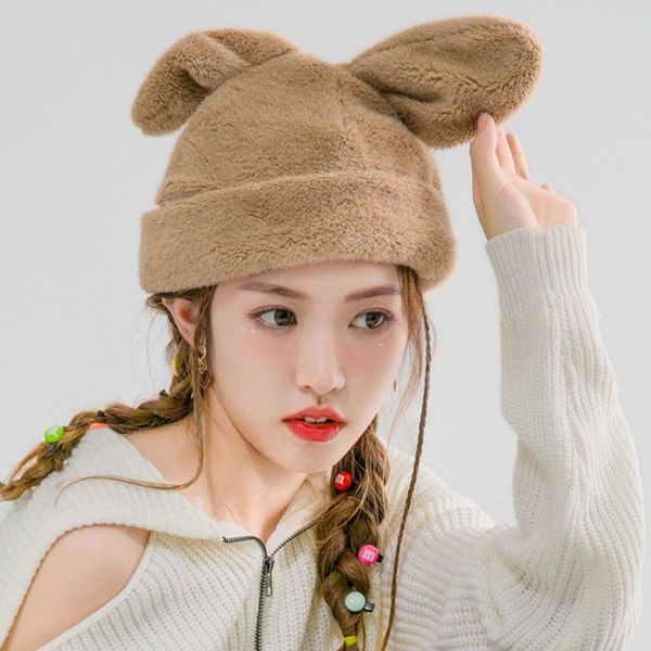 beanie/skull caps ears women beanies hat winter warm plus velvet japanese chenille woolen cap female faux fur knitted, Blue;gray
beanie/skull caps ears women beanies hat winter warm plus velvet japanese chenille woolen cap female faux fur knitted, Blue;gray