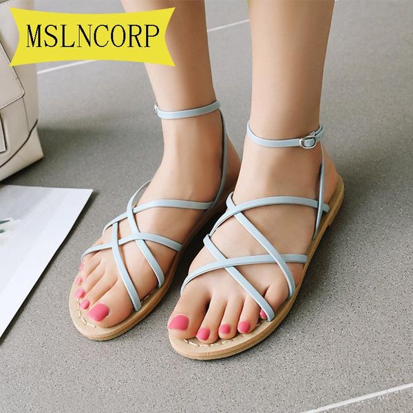 plus size 34-43 summer sandals women flat shoes peep-toe sandalias roman woman fashion ankle strap open toe ladies shoe, Black
plus size 34-43 summer sandals women flat shoes peep-toe sandalias roman woman fashion ankle strap open toe ladies shoe, Black