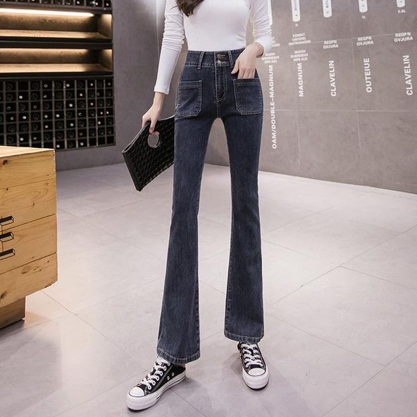 women's flared jeans fashion female streetwear vintage high waist skinny blue elastic plus-size denim pants
women's flared jeans fashion female streetwear vintage high waist skinny blue elastic plus-size denim pants