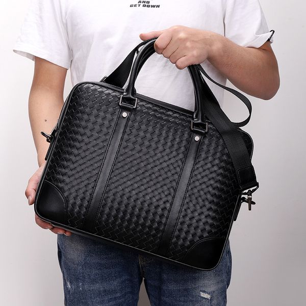 net red woven handbag men's horizontal briefcase fashion single shoulder diagonal cross computer
net red woven handbag men's horizontal briefcase fashion single shoulder diagonal cross computer