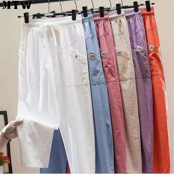 women's pants & capris 2021 summer autumn casual women ladies plus size linen female ankle length trousers, Black;white
women's pants & capris 2021 summer autumn casual women ladies plus size linen female ankle length trousers, Black;white