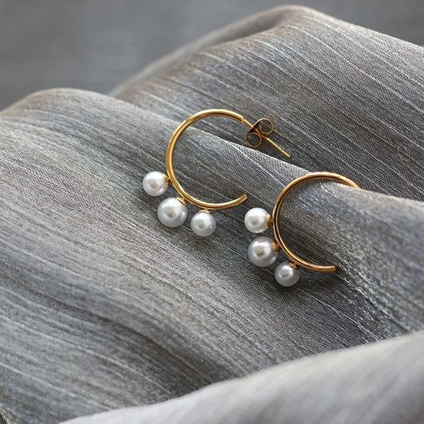 hoop & huggie rhysong korean jewelry pearl earrings trendy stainlees steel ear rings for women wedding luxury ohrringe gold brinco argola, Golden;silver
hoop & huggie rhysong korean jewelry pearl earrings trendy stainlees steel ear rings for women wedding luxury ohrringe gold brinco argola, Golden;silver